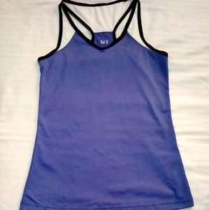 360 Active Wear Color Block RacerBack Tank